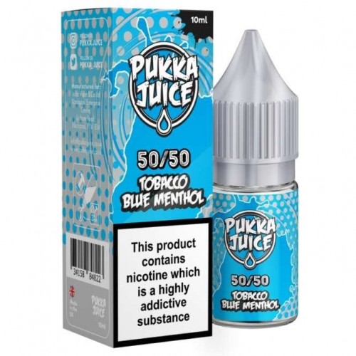 Tobacco Blue Menthol E Liquid - 50/50 Series ...