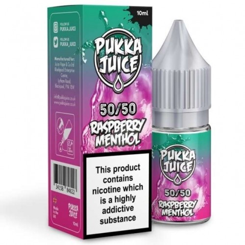 Raspberry Menthol E Liquid - 50/50 Series (10...