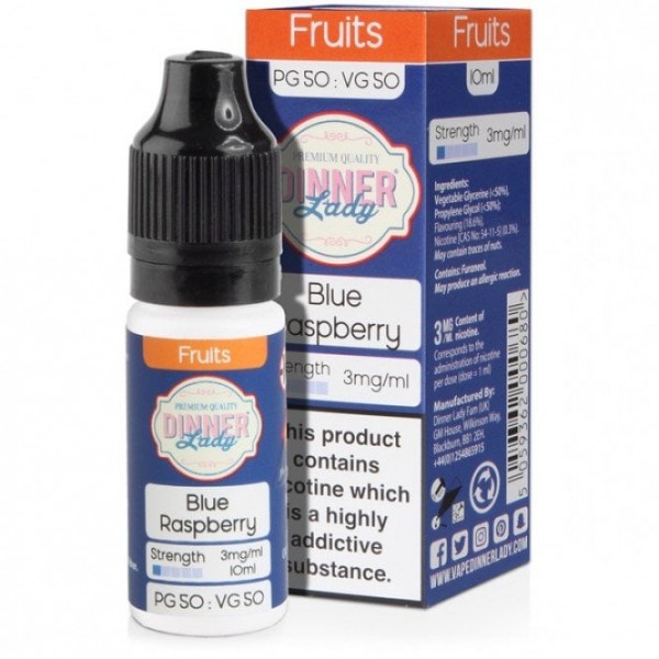 Blue Raspberry E Liquid - 50/50 Series (10ml)