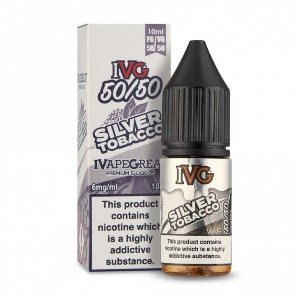 Silver Tobacco E Liquid - 50/50 Series (10ml)