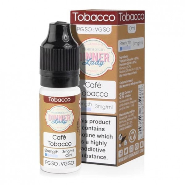 Cafe Tobacco E-Liquid - 50/50 Series (10ml)