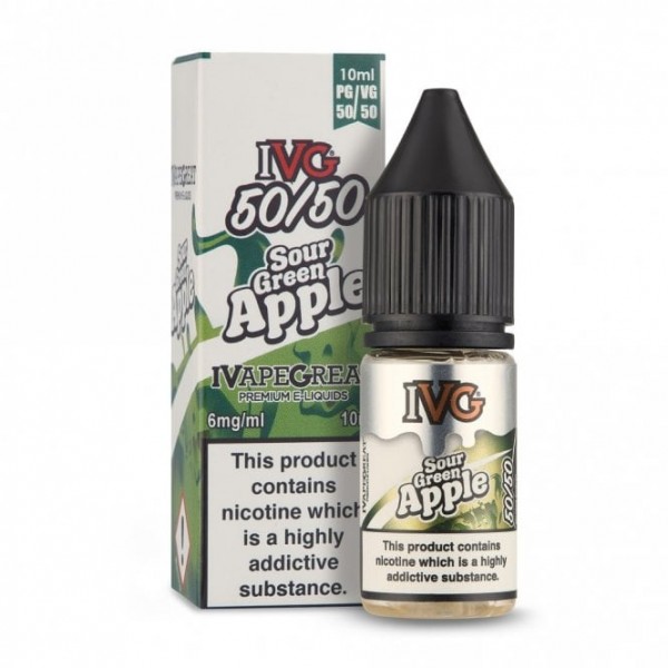 Sour Green Apple E Liquid - 50/50 Series (10ml)