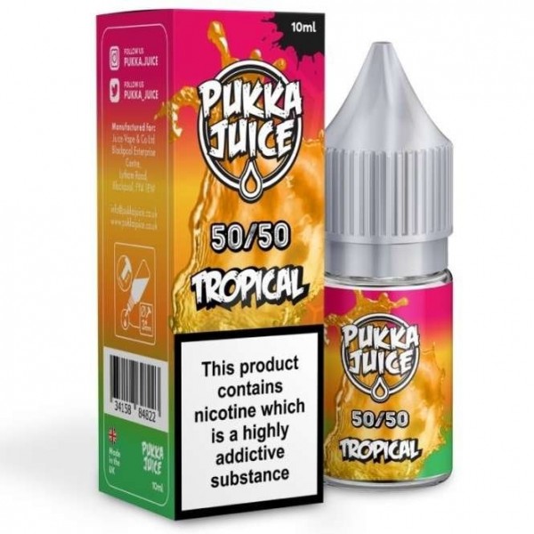 Tropical E Liquid - 50/50 Series (10ml)