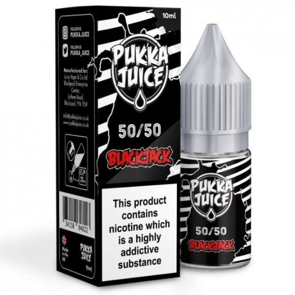 Blackjack E Liquid - 50/50 Series (10ml)