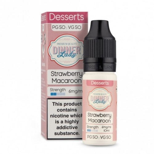 Strawberry Macaroon E-Liquid - 50/50 Series (...