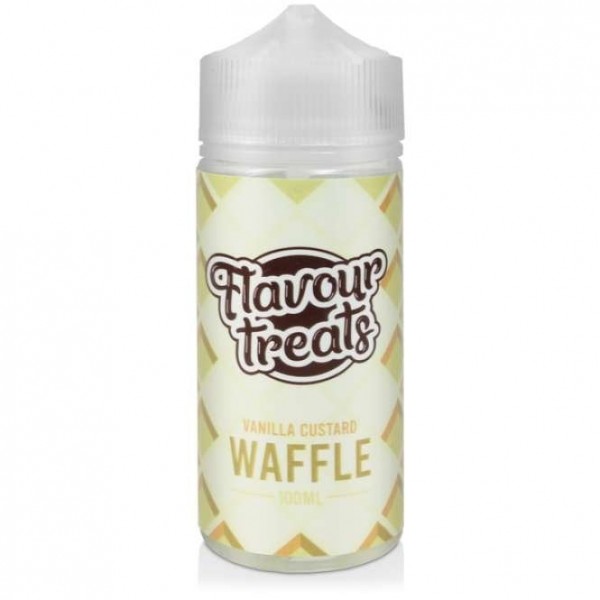 Vanilla Custard Waffle E Liquid - Flavour Treats Series (100ml Shortfill)