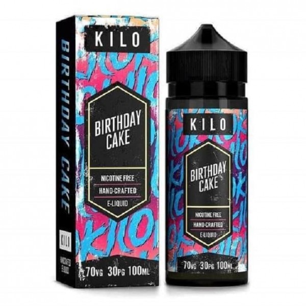 Birthday Cake E Liquid - Black Series (100ml Shortfill)