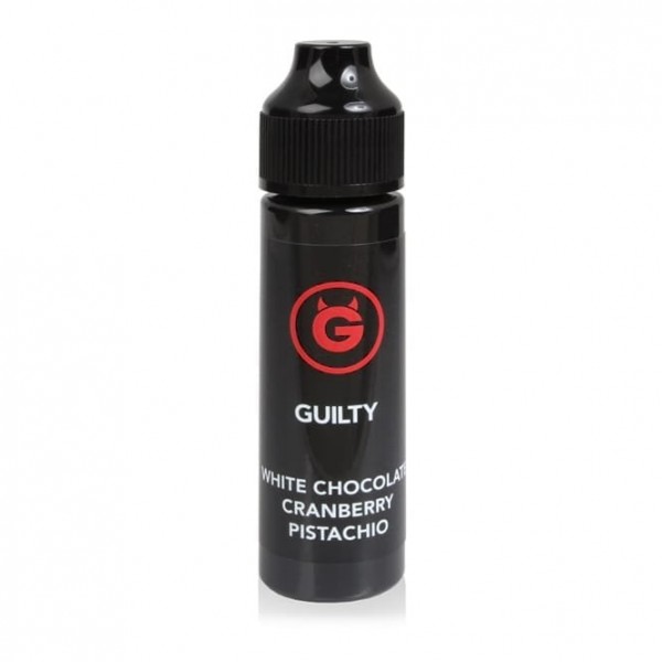 Guilty White Chocolate, Cranberry & Pistachio E Liquid - Guilty Series (50ml Shortfill)