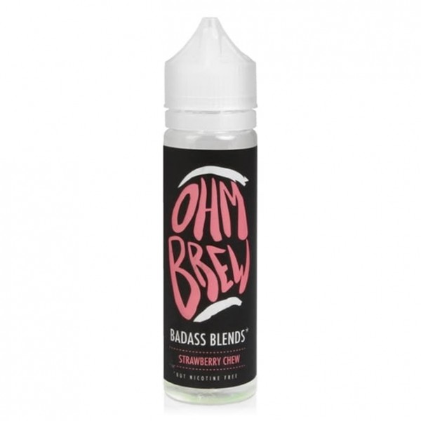 Strawberry Chew E Liquid - Badass Blends Series (50ml Shortfill)