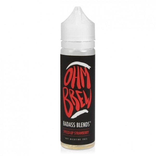 Spiced-Up Strawberry E Liquid - Badass Blends Series (50ml Shortfill)