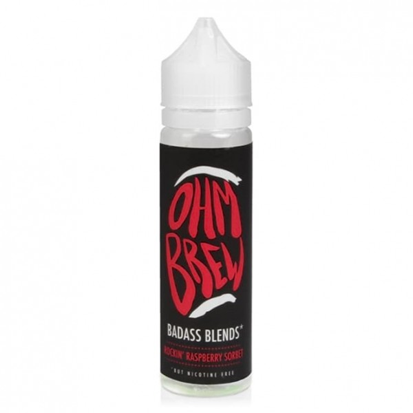 Rockin' Raspberry Sorbet E Liquid - Badass Blends Series (50ml Shortfill)