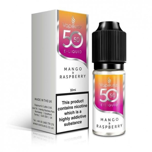 Mango & Raspberry E Liquid - 50/50 Series (10ml)