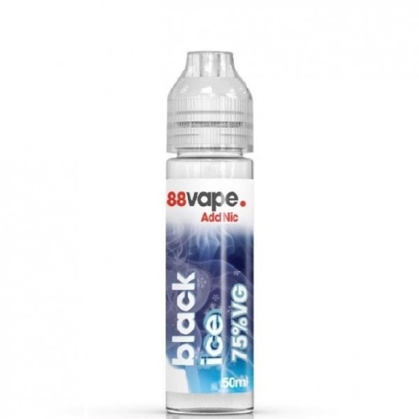 Black Ice E Liquid - Add Nic Series (50ml Shortfill)