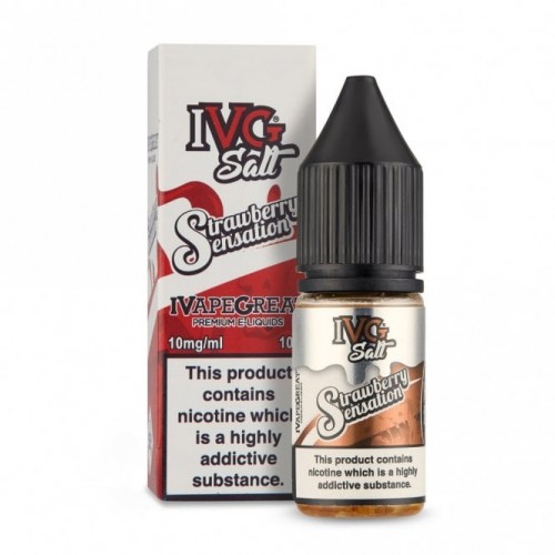 Strawberry Sensation Nic Salts E Liquid (10ml...