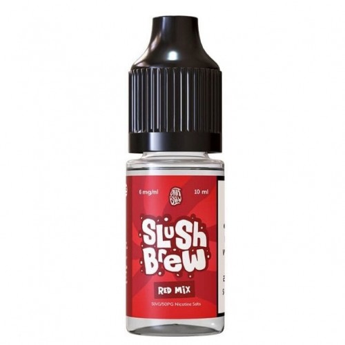 Red Mix Nic Salt E Liquid - Slush Brew Series...