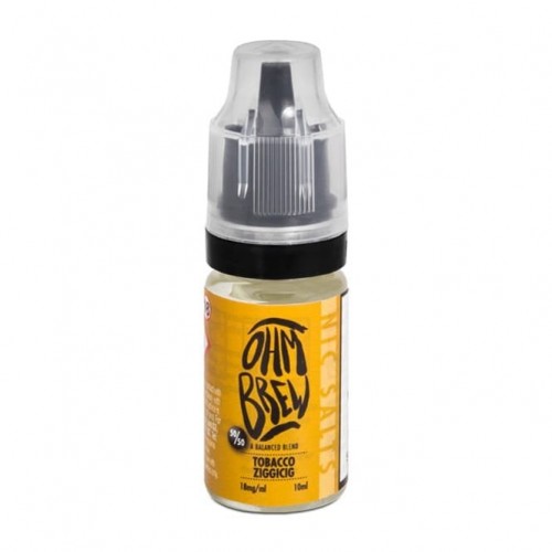 Tobacco Ziggicig Nic Salts E Liquid (10ml)