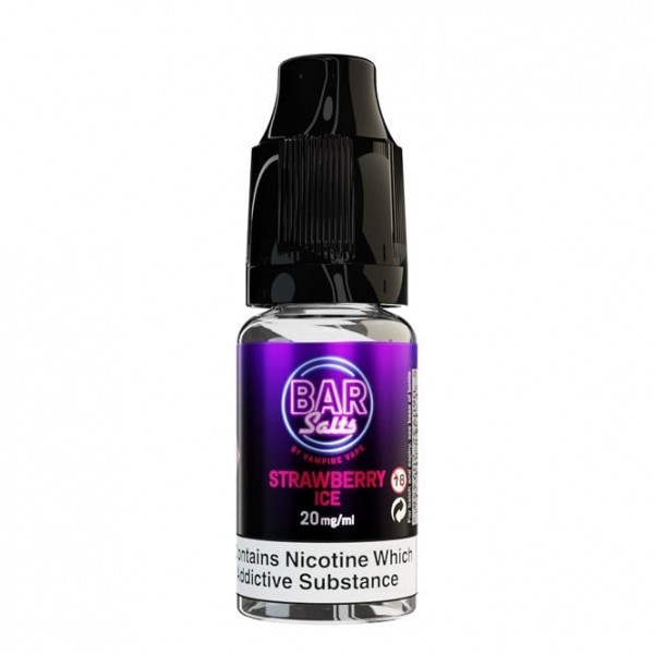 Strawberry Ice Nic Salt E Liquid - Bar Salts Series (10ml)