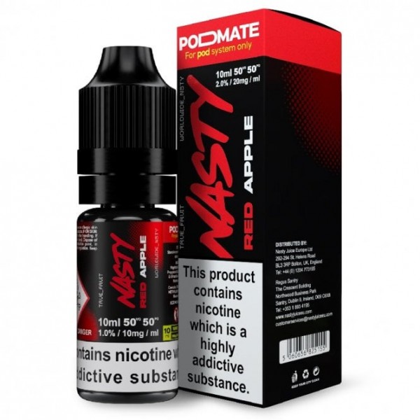 Red Apple Nic Salt E Liquid - PodMate Series (10ml)