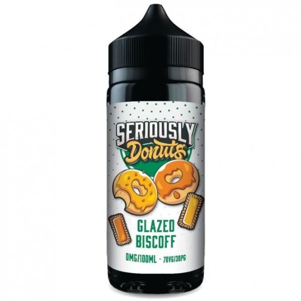 Glazed Biscoff E Liquid - Seriously Donuts Series (100ml Short Fill)