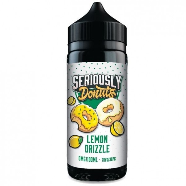 Lemon Drizzle E Liquid - Seriously Donuts Series (100ml Short Fill)