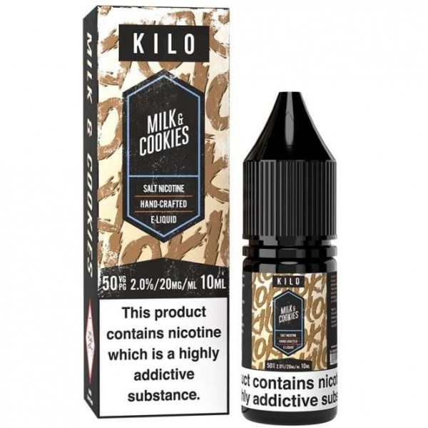 Milk & Cookies Nic Salt E Liquid - Black Series (10ml)