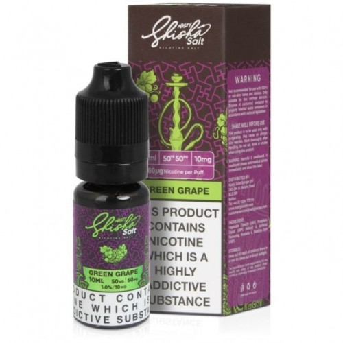 Green Grape Nic Salts E Liquid - Nasty Shisha...