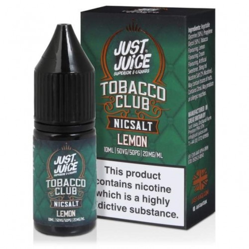 Lemon Nic Salt E Liquid - Tobacco Club Series...