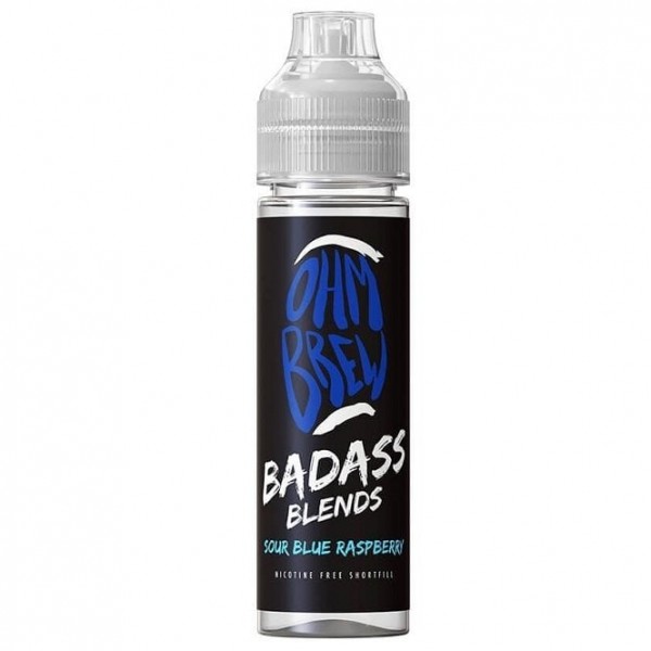 Sour Blue Raspberry E Liquid - Badass Blends Series (50ml Shortfill)