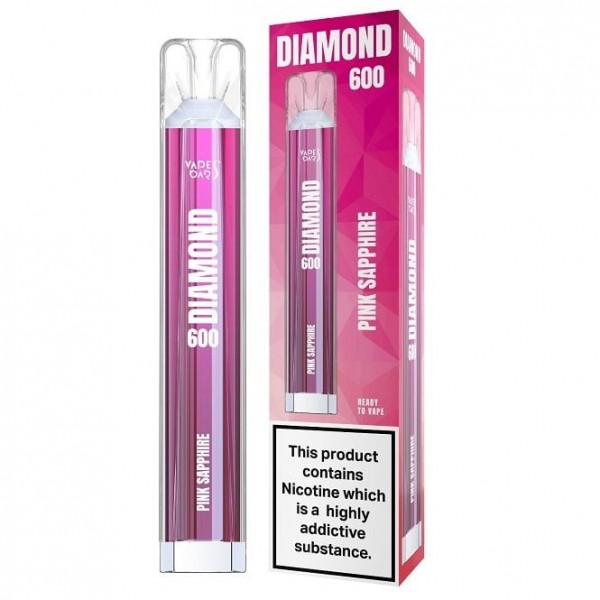 Pink Sapphire Disposable Vape Pen - Diamond 600 Series (2ml)