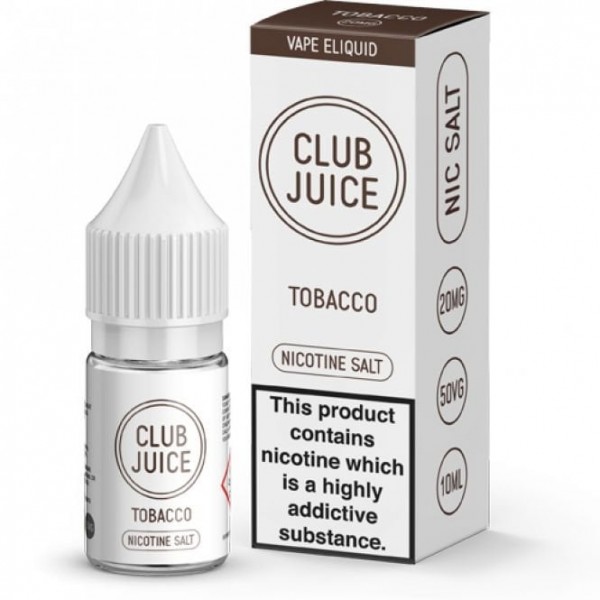 Tobacco Nic Salt E Liquid (10ml)