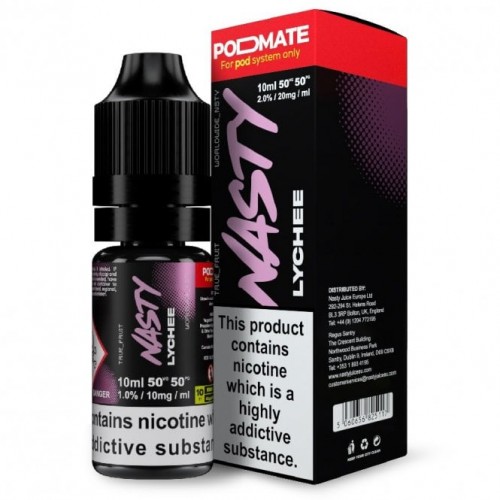 Lychee Nic Salt E Liquid - PodMate Series (10...