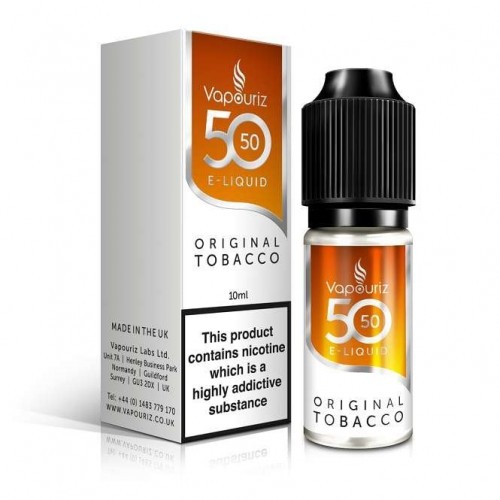 Original Tobacco E Liquid - 50/50 Series (10m...