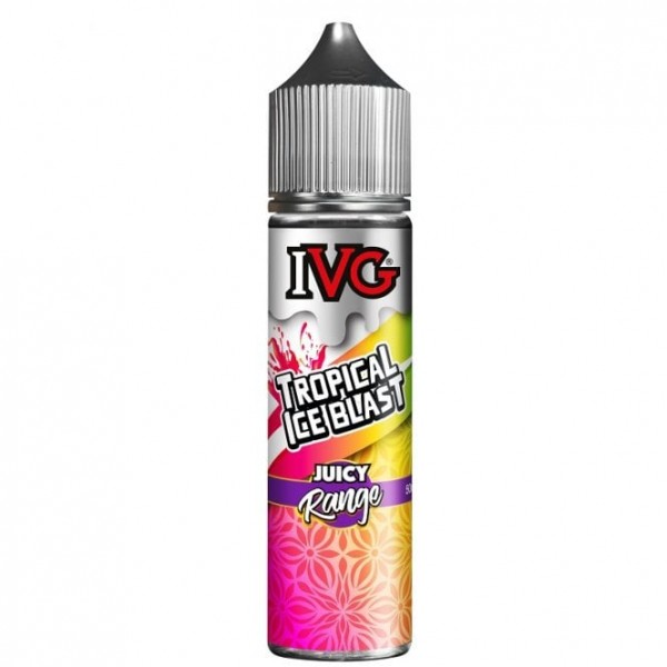 Tropical Ice Blast E Liquid - Juicy Range (50ml Shortfill)