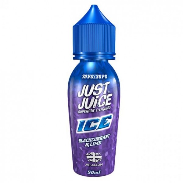 Blackcurrant & Lime E Liquid - Ice Series (50ml Shortfill)