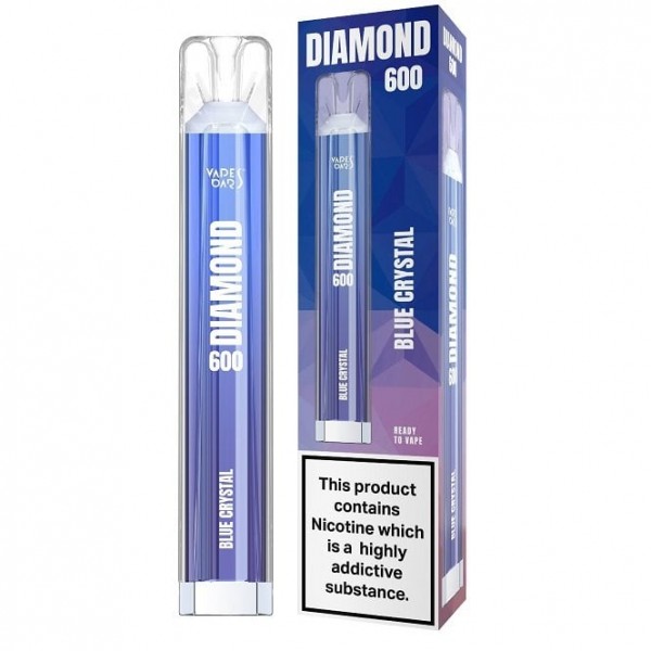 Blue Crystal Disposable Vape Pen - Diamond 600 Series (2ml)