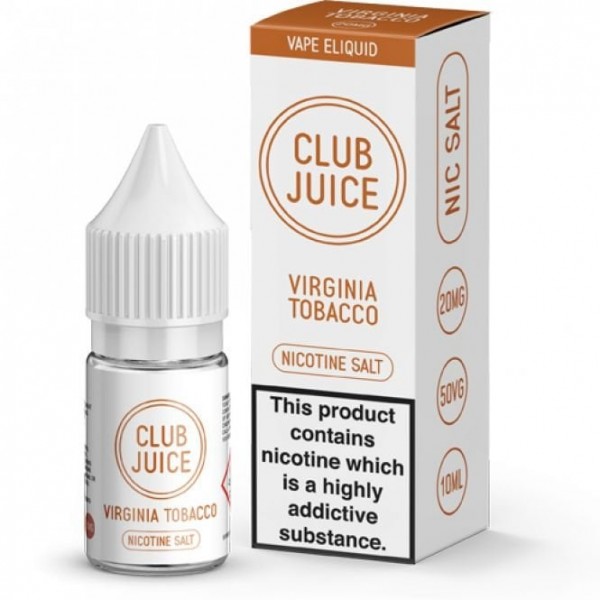 Virginia Tobacco Nic Salt E Liquid (10ml)