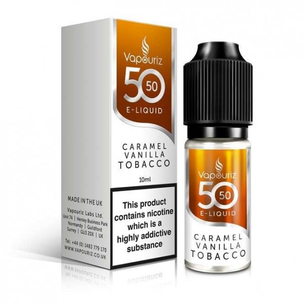 Caramel Vanilla Tobacco E Liquid - 50/50 Series (10ml)