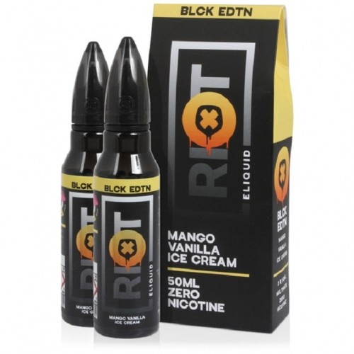 Mango Vanilla Ice Cream E Liquid - Black Edit...