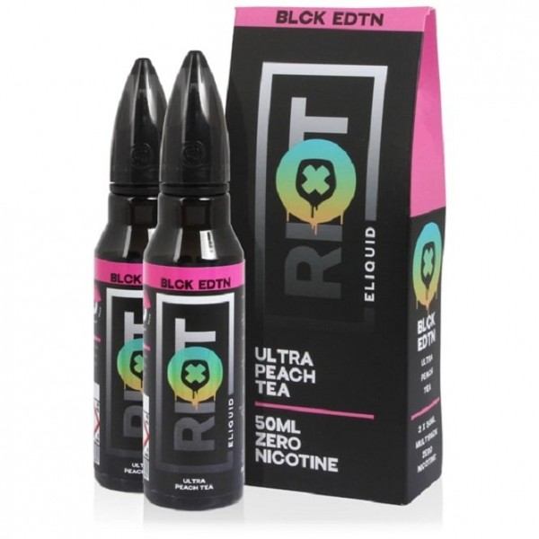 Ultra Peach Tea E Liquid - Black Edition 100ml (2 x 50ml Shortfills)