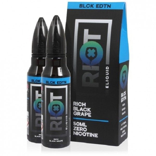 Rich Black Grape E Liquid - Black Edition 100ml (2 x 50ml Shortfills)