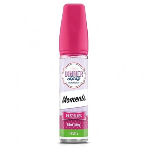 Razz Blues E Liquid - Moments Series (50ml Sh...