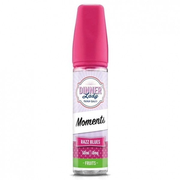 Razz Blues E Liquid - Moments Series (50ml Shortfill)