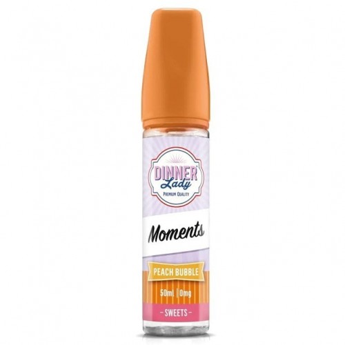 Peach Bubble E Liquid - Moments Series (50ml ...