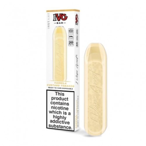 Vanilla Custard Tobacco Disposable Vape Pen (...