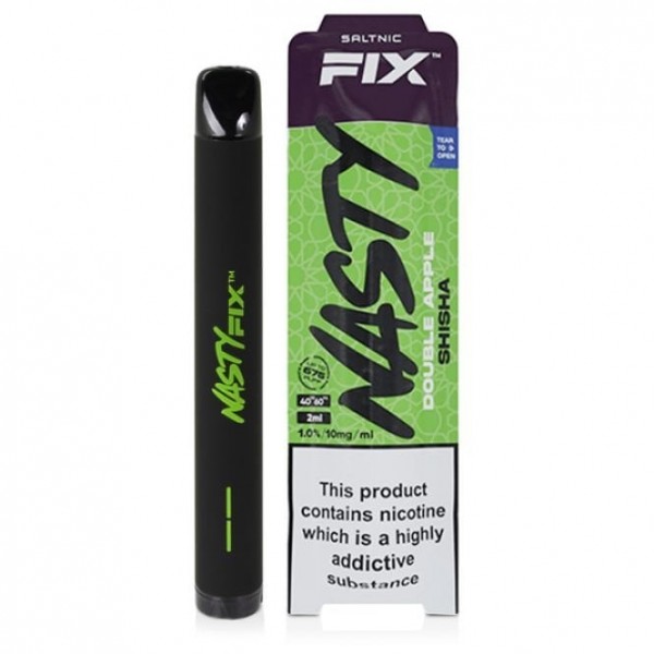 Double Apple Shisha Disposable Vape - Nasty Fix Series (2ml)