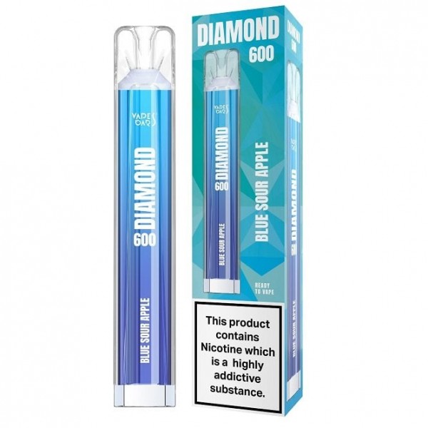 Blue Sour Apple Disposable Vape Pen - Diamond 600 Series (2ml)