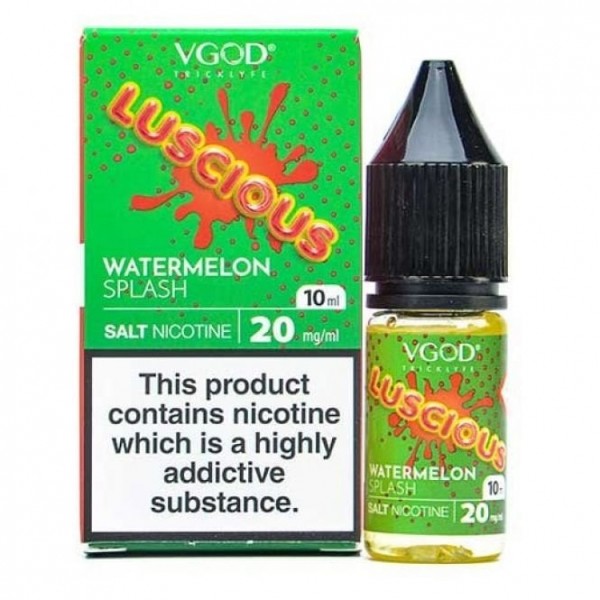 Luscious Watermelon Splash Nic Salt E Liquid (10ml)