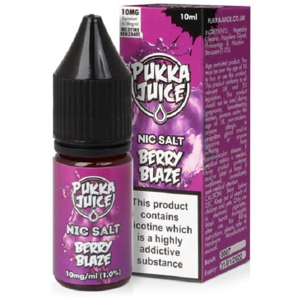 Berry Blaze Nic Salt E Liquid (10ml)