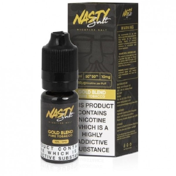 Gold Blend Nic Salts E Liquid (10ml)