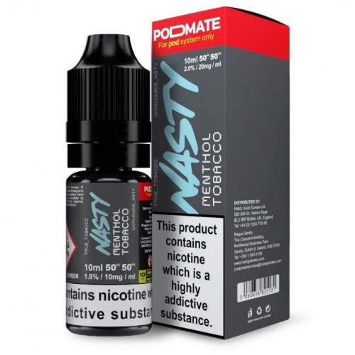 Menthol Tobacco Nic Salt E Liquid - PodMate S...